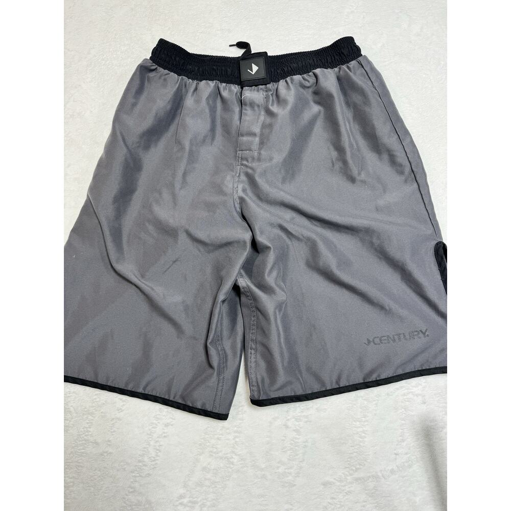 Century MMA Shorts Men's 36 Black Mixed Martial Arts Jiu Jitsu Fight Shorts